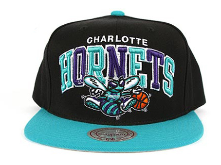 NBA New Orleans Hornets M&N Snapback Hat NU10